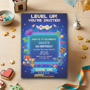 Convite Festa de Aniversário de 6 anos dos Jogos Legais