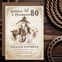 Festa de Aniversário de 80 Anos de Cowboy Western
