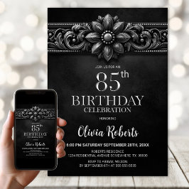 Convite Festa de Aniversário de 85 anos da Flor de Prata