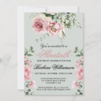 Festa de aniversário de 90 para Rosa de pintura ma