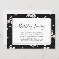 Festa de Aniversário de Adulto de Verão Floral Tro