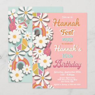 Convite Festa de aniversário de alimentação do ventilad