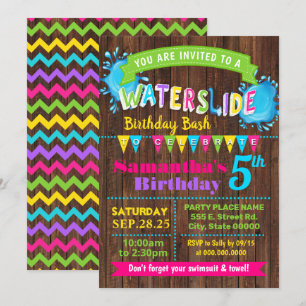 Convite Festa de aniversário de aniversário de cesta de ve