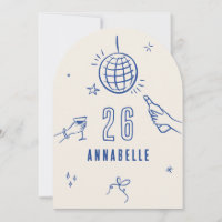 festa de aniversário de aranha desenhada à mão