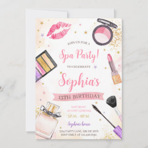 Convite Festa de aniversário de ativação do Spa