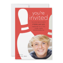 Festa de aniversário de boliche de Fotografias par