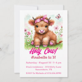 Convite Festa de aniversário de borboleta-borboleta Cura-T