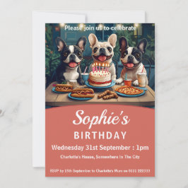 Convite Festa de aniversário de Bulls Francês