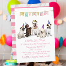 Festa de Aniversário de Cachorro para Cachorrinha