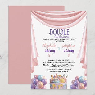 Convite Festa de aniversário de Celebração de Articulação 