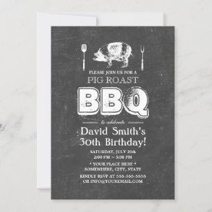Convite Festa de aniversário de CHURRASCO de rosca para p