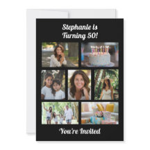 Festa de aniversário de Colagem de Fotos Personali