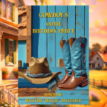 Festa de Aniversário de Cowboy Botas de Celeiro Ch