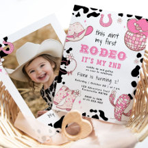 Festa de aniversário de cowgirl ocidental 2º Rodei
