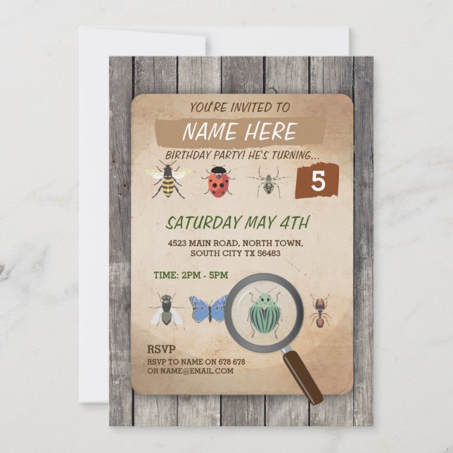 CONVITE FESTA DE ANIVERSÁRIO DE CRIANÇA DE CAÇA DO CAPTURA (Frente)