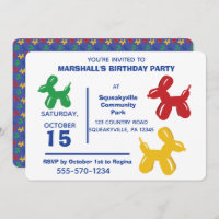 Festa de Aniversário de criança de Cães Coloridos 