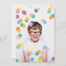 Festa de Aniversário de criança de Confetti Cheio