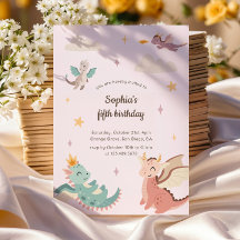 Festa de Aniversário de criança de Pastel Dragon