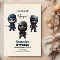 Festa de Aniversário de criança do Guerreiro Ninja