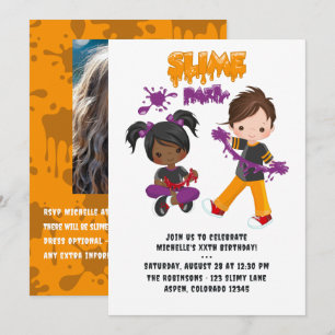 Convite Festa de Aniversário de Crianças Bonitas