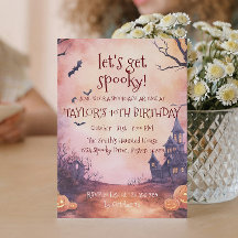 Festa de aniversário de Dia das Bruxas de Spooky H