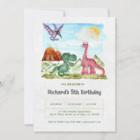 Festa de aniversário de Dinossauros Verde