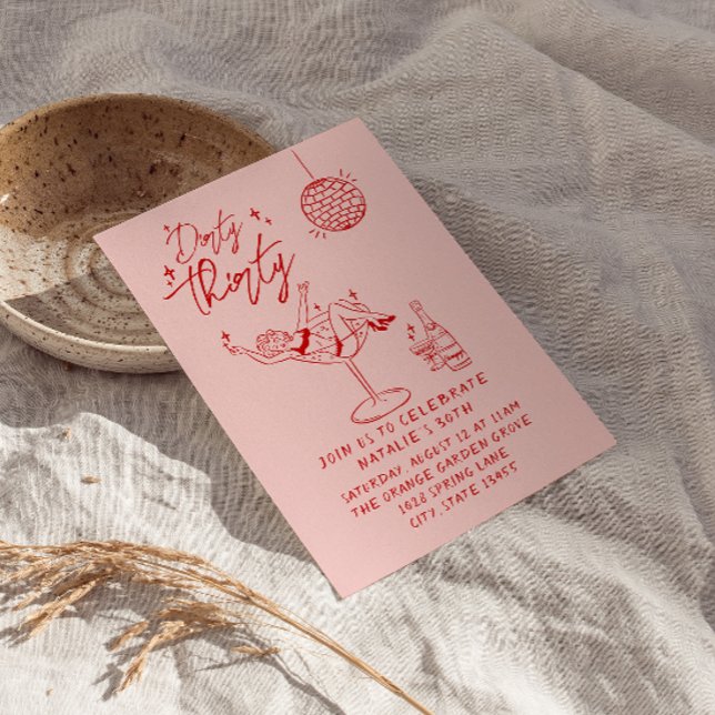 Convite Festa de aniversário de diversão de 30 30 (Criador carregado)