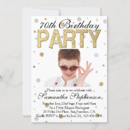 Convite Festa de aniversário de Fotografia do Dourado Spar