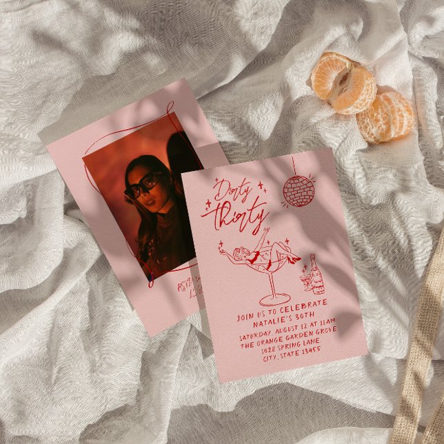 Convite Festa de aniversário de Fotografias à Mão Suja Tri (Criador carregado)