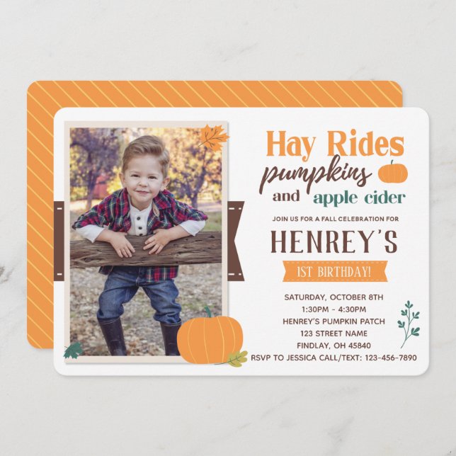 Convite Festa de aniversário de Fotografias de Bombas de Q (Frente/Verso)