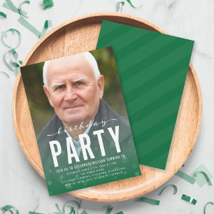 Convite Festa de aniversário de Fotografias em Qualquer Id