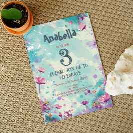 Convite Festa de aniversário de Fotografias Personalizadas