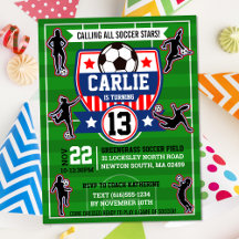 Festa de Aniversário de Futebol Feminino no Campo