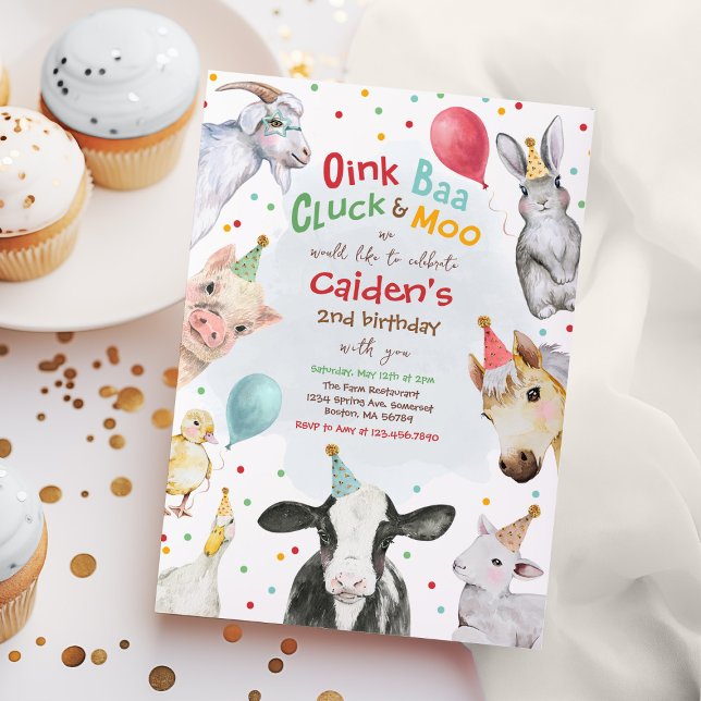 Convite Festa de aniversário de garçom de aniversário dos  (Criador carregado)