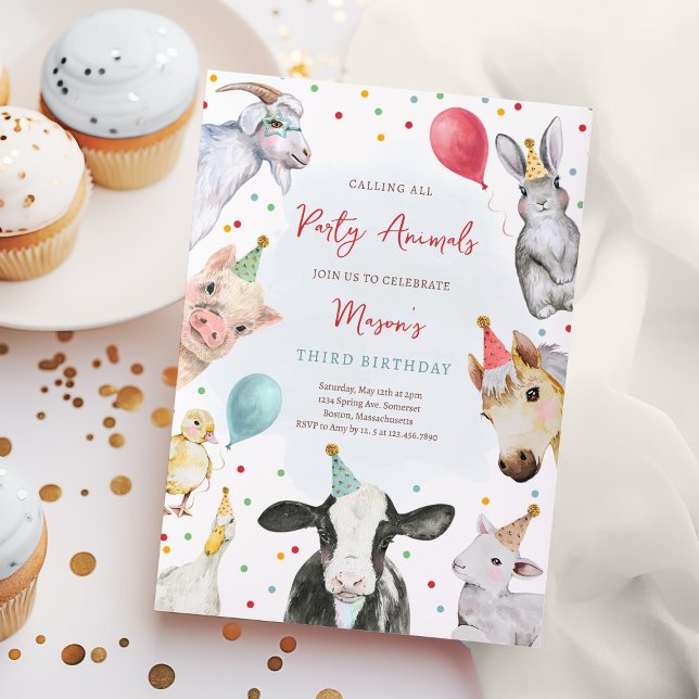 Convite Festa de aniversário de garçom de aniversário dos  (Criador carregado)