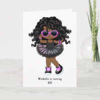 Festa de aniversário de Garota legal Hip Hop