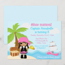 Festa de aniversário de Garota Pirata da América C