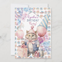 Festa de aniversário de Gato