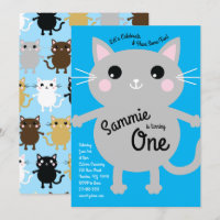 Festa de aniversário de gatos