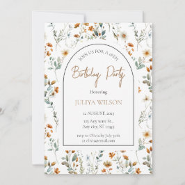 Convite Festa de aniversário de girassol