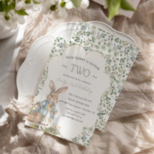 Convite Festa de aniversário de Greneery do Coelho