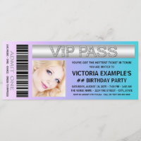 Festa de aniversário de Ingresso