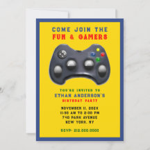 Festa de Aniversário de Jogo de Vídeo