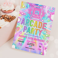 Festa de aniversário de jogos de Arcade Retro Tie