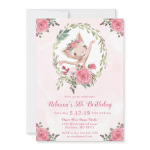 Festa de aniversário de Kitten Dançante balé