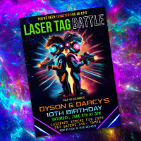 Festa de Aniversário de Laser Tag Infantil