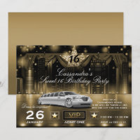 Festa de Aniversário de Limusine Luzes Noturnas da
