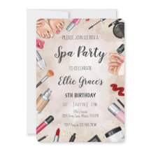 Festa de aniversário de Makeup do Spa