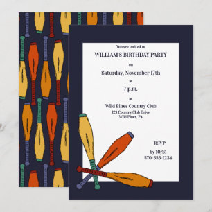 Convite Festa de aniversário de malabarismo de malabarist