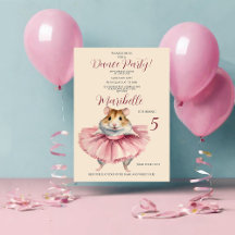 Festa de aniversario de meninas de Hamster Balleri